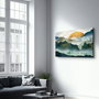 Wallity CAM-1060 Pintura Decorativa de Vidrio Templado Multicolor 46 x 72 cm